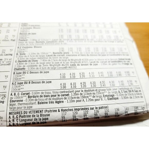 Simplicity Sewing Pattern 9966 Misses Size 14-20 RR Medieval Costume Uncut - Picture 7 of 9